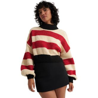 Callahan Bellamy Crop Pull Over Sweater - Womens in Multi at Nordstrom, Size X-Small