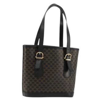 Celine Pre-owned Handbags, female, Multicolor, Size: ONE SIZE Pre-owned Vintage Macadam PVC Tote Bag