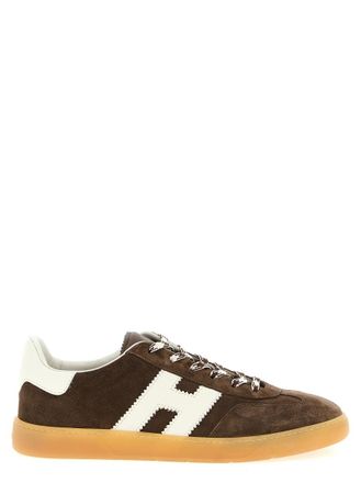 Hogan Brown Logo Sneakers