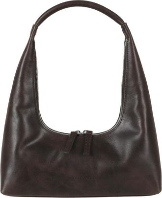 Marge Sherwood Hobo Shoulder - Dames - Schoudertassen - Bruin - ONE Size - Leer - Tassen