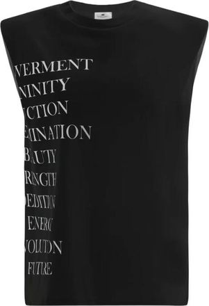 Elisabetta Franchi T-shirt met lettersprint