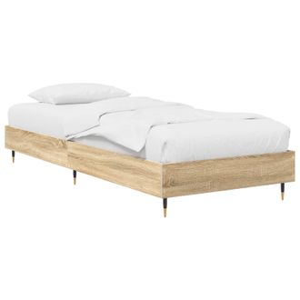 vidaXL Estructura De Cama Roble Sonoma 80 X 200 Cm Vidaxl