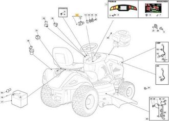 STIGA Sports Cabl Tche-sd Poste Dep&oacute;sito Tns Mot Gxv6 Original Stiga - 182040231/0
