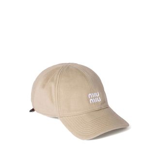 Miu Miu Denim Baseball Cap