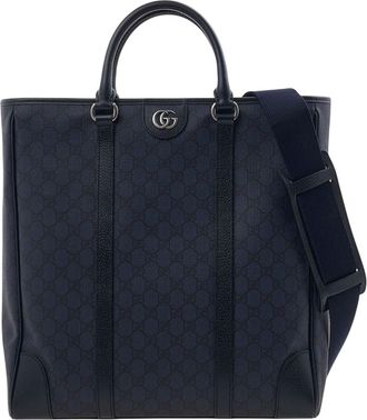 Gucci Navy Blue Ophidia Large Tote