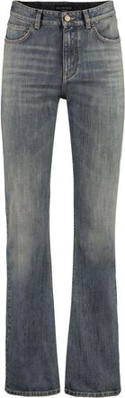 Balenciaga Jeans svasati a vita media - Blu