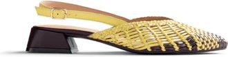Gioseppo Kehancha Slingback Intrecciata - Dames - Pumps - Geel - 40 EU - Leer - Schoenen