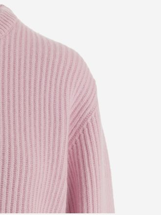 Jil Sander Womens Wool Sweater Pink