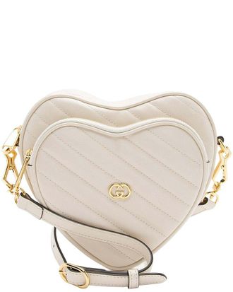 Gucci Matelass&eacute; Interlocking G Heart Mini Shoulder Bag (Authentic Pre-Loved)