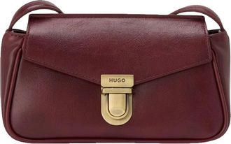 HUGO BOSS Quinley Schoudertas - Dames - Schoudertassen - Rood - ONE Size - Polyester - Tassen