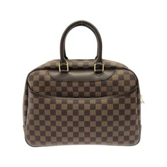 Louis Vuitton Pre-owned Handbags, female, Brown, Size: ONE SIZE Pre-owned Bowling Vanity Damier Bag