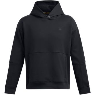 Under Armour Mens DNA OTH Hoodie Adults in Triple Black - Size X-Large
