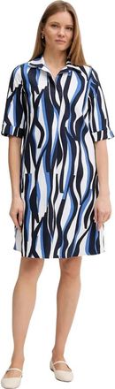 Joseph Ribkoff Shirt Dress - Dames - Korte kleedjes - Blauw - XL - Nylon - Kleedjes