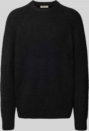 Only & Sons Relaxed Fit Strickpullover aus Baumwoll-Mix Modell DALE LIFE in Black, Größe XXL