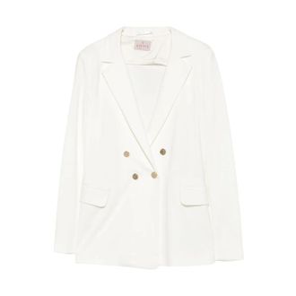 Marella Blazer - Dames - Jassen - Wit - Maat: M Leer