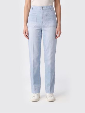 Victoria Beckham Straight Cotton Denim Jeans