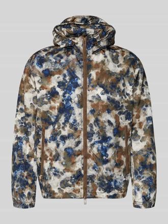 A|X Armani Exchange Blouson mit Kapuze und Zweiwege-Rei&szlig;verschluss in Beige, Gr&ouml;&szlig;e XXL