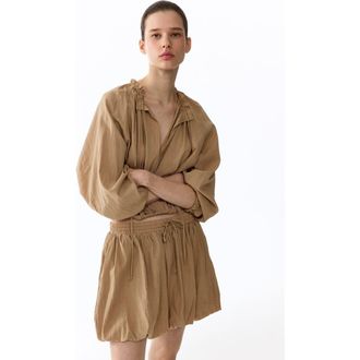H&M Bubble-hem skirt in Beige at Nordstrom, Size X-Small