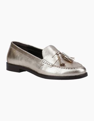 Hush Puppies Womens Connie Womens Tassel Loafers - Gold - Size: 6