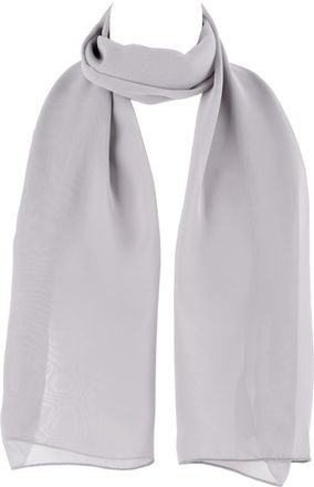 Hat To Socks Chiffon Scarf Sheer Wrap for Women (Grey)