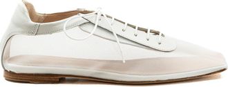 Andrea Gomez Antonia Clear Mesh Flat in White at Nordstrom, Size 37.5