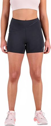 New Balance Q Speed 4In Fitted Short In Black