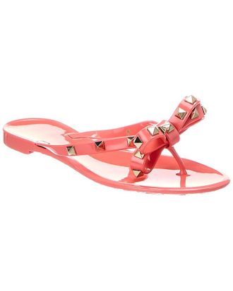 Valentino Rockstud Flat Sandal