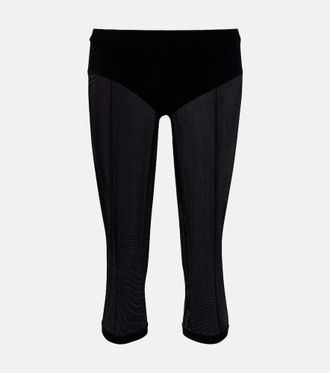 Magda Butrym Skinny capri pants and briefs set