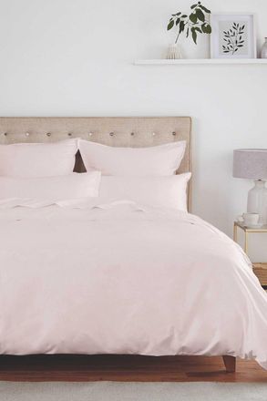 Murmur 500TC Plain Dye Duvet Cover in Light Pink | Size: Super King