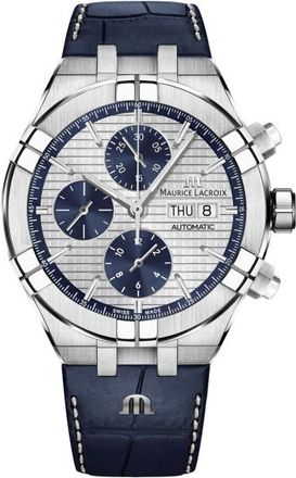 Maurice Lacroix Aikon Chronograph Automatic Silver Dial Mens Watch AI6038-SS001-131-1