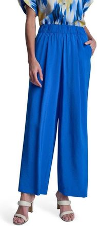DKNY Rumpled Voile Pull-On Pants in Cobalt at Nordstrom, Size X-Small