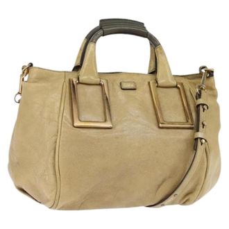 Chlo&eacute; Pre-owned Handbags, female, Beige, Size: ONE SIZE Pre-owned Hand Bag