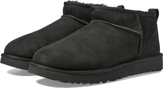 UGG Classic Ultra Mini Womens Shoes Black : 12 B - Medium, Sheepskin