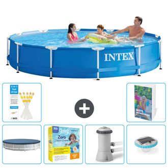 Intex Piscina Con Estructura Redonda - 366x76 Cm - 7-piezas S4