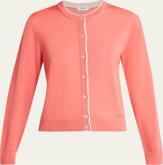 Versace Fine Wool Cardigan