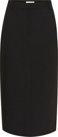 Soaked In Luxury Zwarte Lange Pencil Rok - Dames - Midirokken - Zwart - L - Rokken