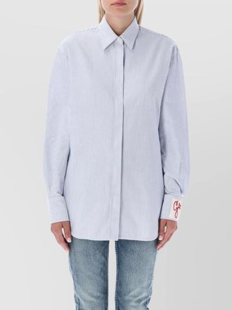 Golden Goose striped cotton long-sleeve shirt
