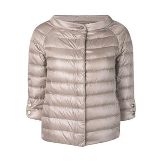 Herno Beige Round Neck Jacket