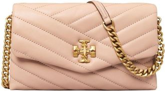 Tory Burch Neutral Kira Chevron Leather Cross Body Bag - Womens - Leather