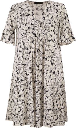 Max Mara Weekend Maxmara Wkdfuoco Printed Cotton Jersey Dress