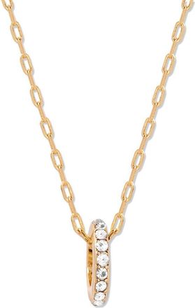 Brook & York Gabby Birthstone Necklace in Gold/apr at Nordstrom