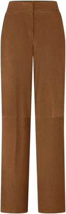 Riani Rechte broek - Dames - Straight fit broeken - Bruin - 2XL - Broeken