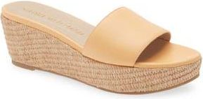 Stuart Weitzman Summer Wedge Sandal in Mango/tan at Nordstrom Rack, Size 11.5