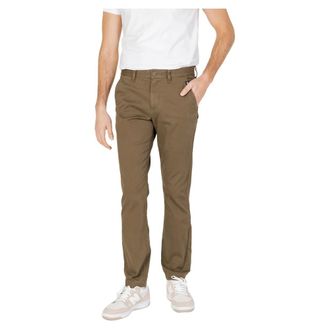 Tommy Jeans Chinos, male, Green, W36 L32, Green Chino Trousers Spring/Summer