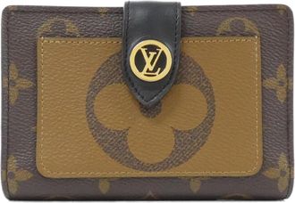 Louis Vuitton Monogram Reverse Marron Coated Canvas Wallet (Bi-Fold) (Pre-Owned)
