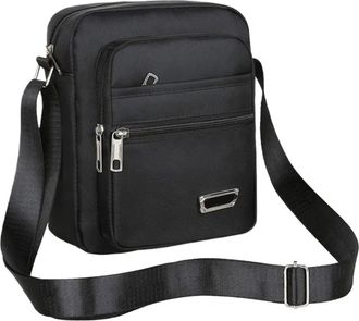 Generic Compatible For Mens casual crossbody bag, large capacity waterproof shoulder