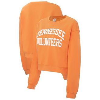 ZooZatZ Womens ZooZatz Tennessee Orange Tennessee Volunteers Chenille Cropped Sweatshirt at Nordstrom, Size X-Large