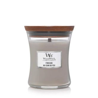 Woodwick geurkaars Fireside Medium