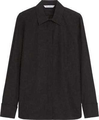 Max Mara Camicia con colletto classico - Nero