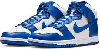 Nike Dunk Hi Retro SE Basketball Sneaker in White/Team Royal at Nordstrom, Size 11.5